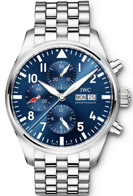 Iwc 시계 Iw3777-17 , Iw377717 파일럿 어린 왕자 Pilot Midnight Blue Dial Automatic-  남성 (오토) (43Mm)[남자예물시계추천]]